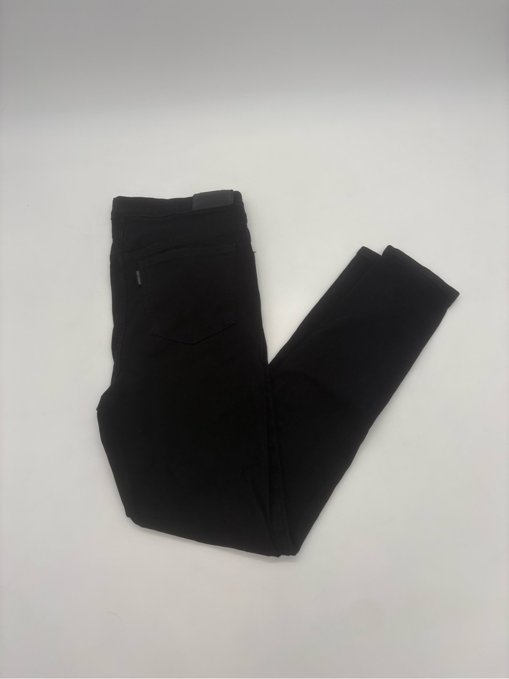 Harley-Davidson Women’s Black High Rise Skinny Pull-On Jeans Size 32 27” Inseam